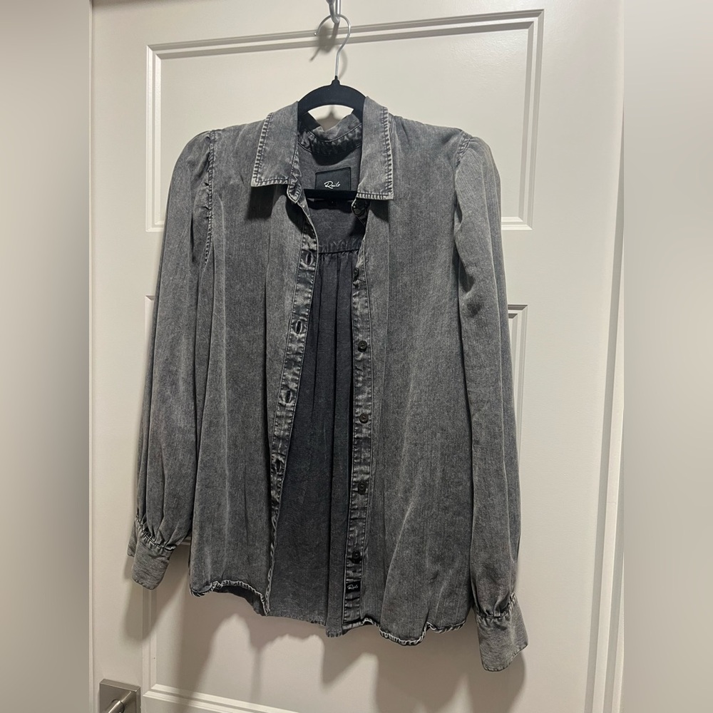 Rails Charcoal Button-Up Shirt